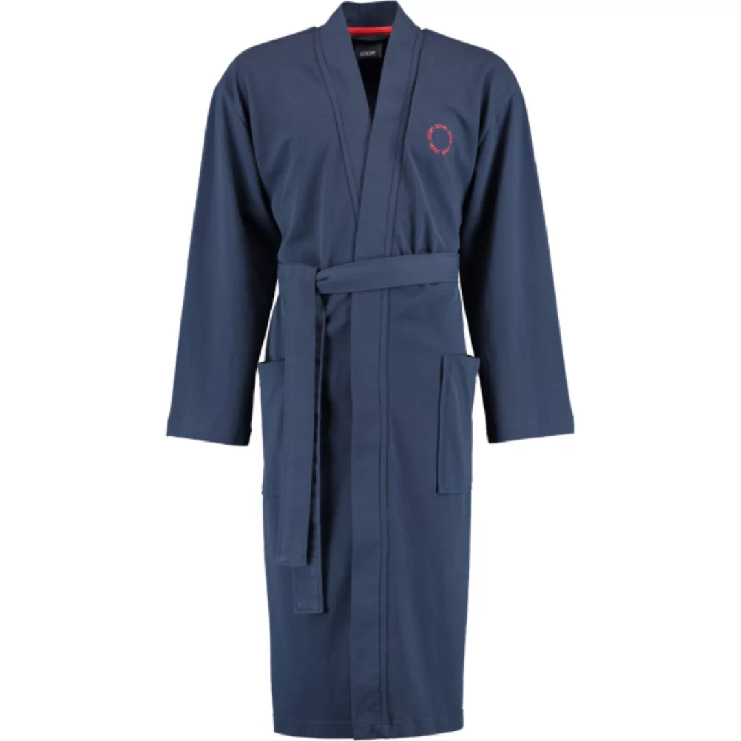 JOOP Herren Bademantel Kimono Pique 1655 - Farbe: marine - 12 - S günstig online kaufen