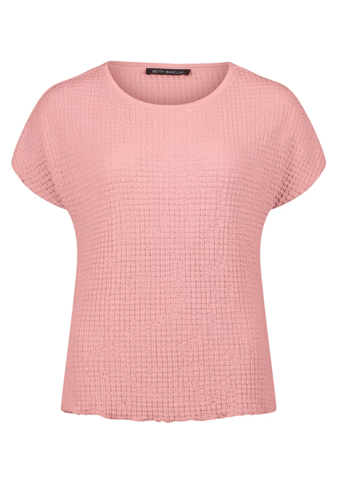 Betty Barclay Kurzarmshirt "Betty Barclay Damen Strukturshirt mit U-Boot-Au günstig online kaufen