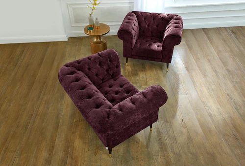 Home affaire Chesterfield-Sessel "Tinnum Sessel" günstig online kaufen