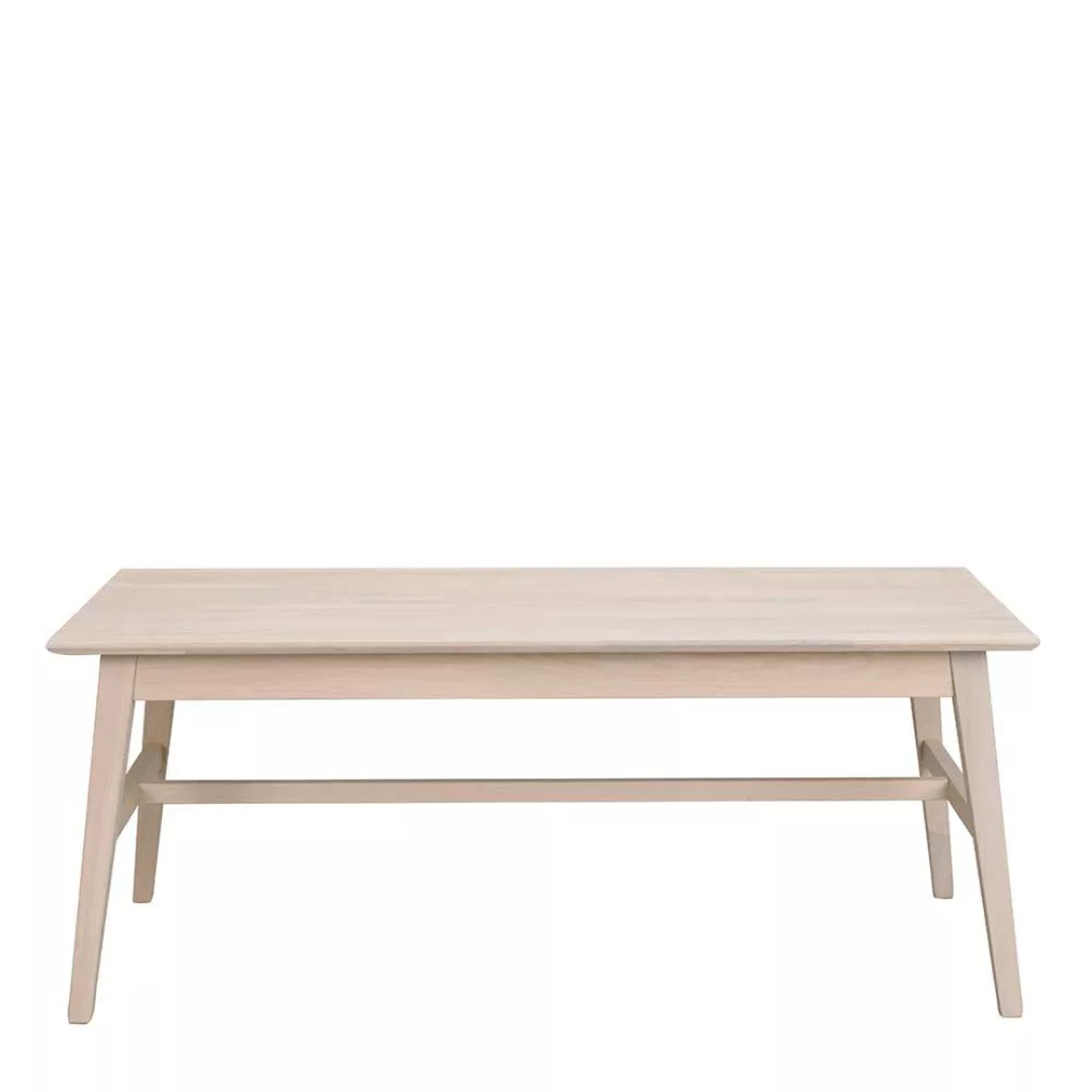 Massivholztisch in Eiche White Wash 130 cm breit günstig online kaufen