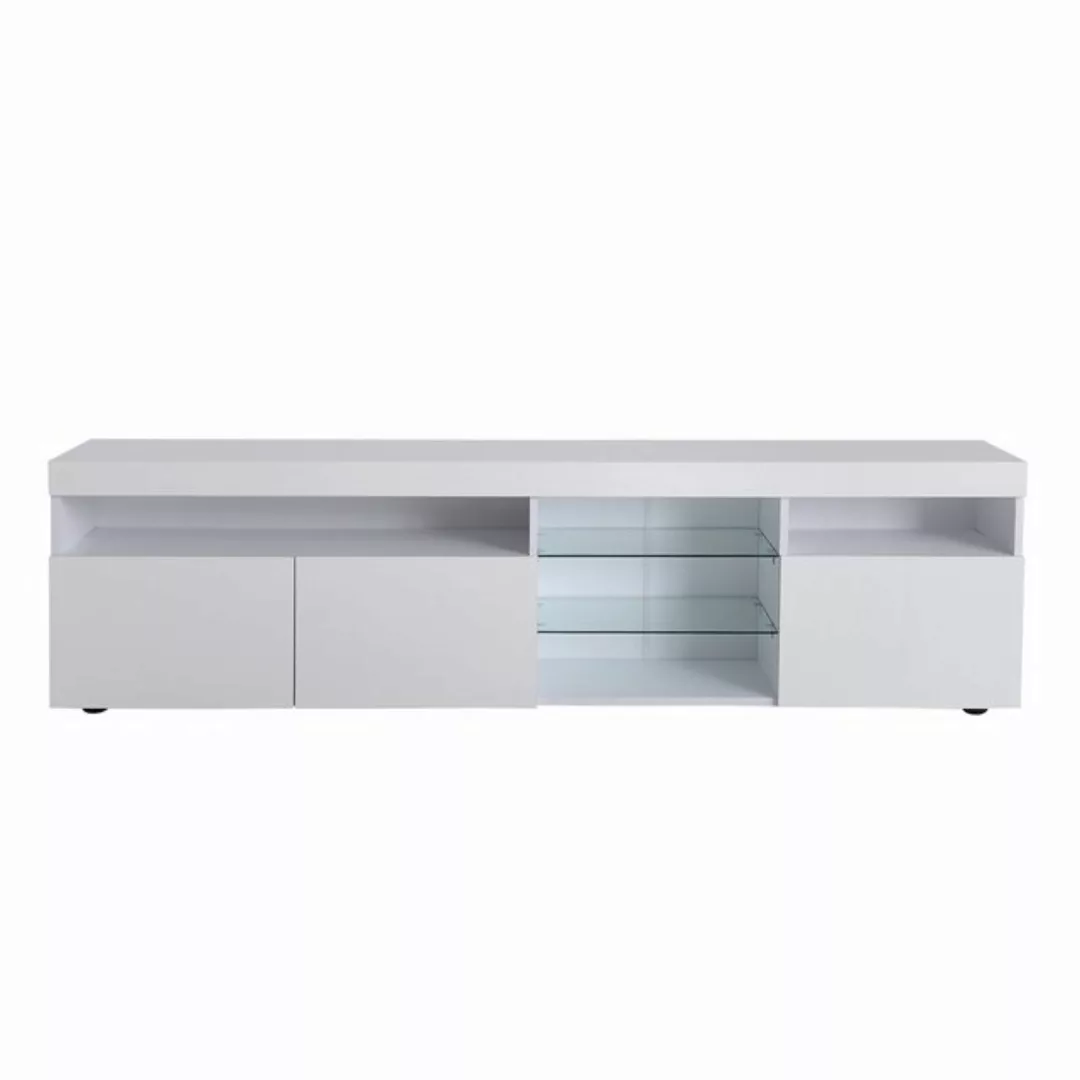 DOPWii TV-Schrank Fernsehschrank, TV-Schrank, Helles Panel, Variable LED-Be günstig online kaufen