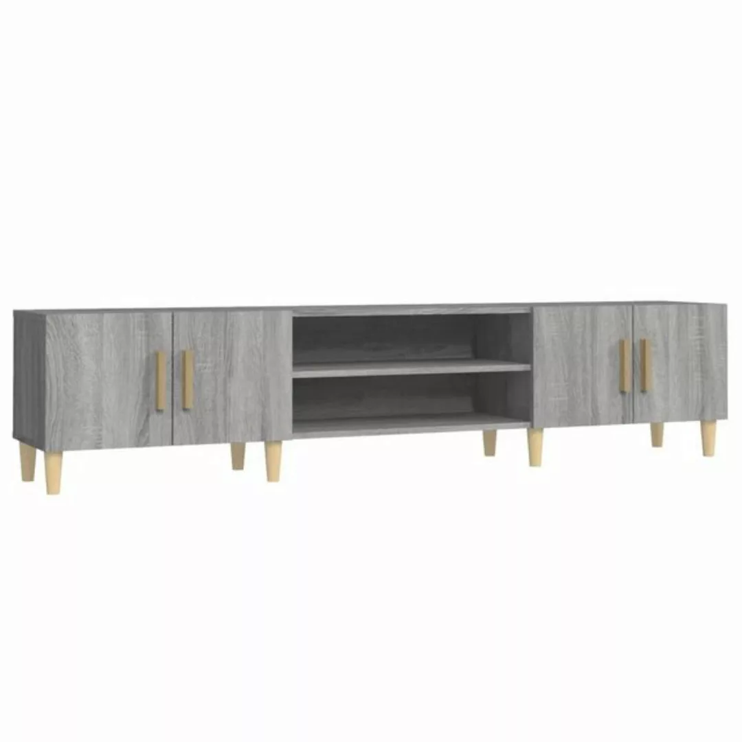 furnicato TV-Schrank Grau Sonoma 180x31,5x40 cm Holzwerkstoff günstig online kaufen