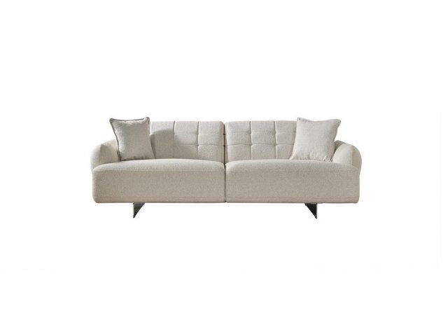 Xlmoebel Sofa Dreisitzer Polstersofa in Weiß aus Polyesterstoff mit moderne günstig online kaufen