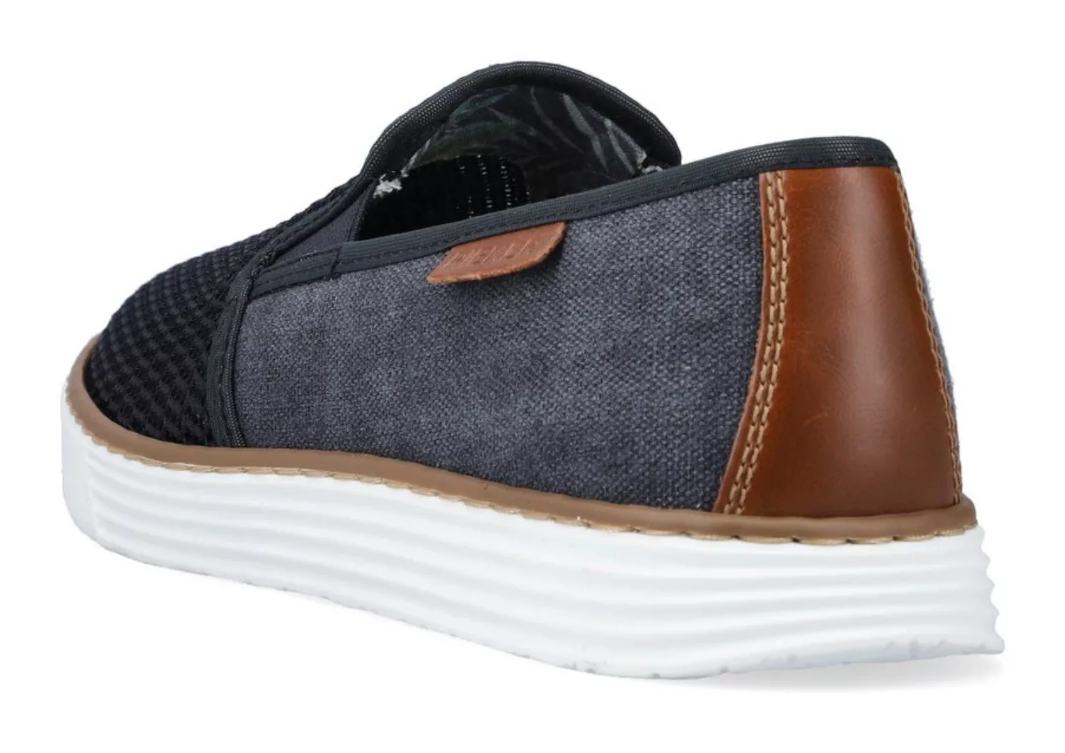 Rieker Slip-On Sneaker, Casual Slipper, Freizeitschuh mit gemustertem Innen günstig online kaufen