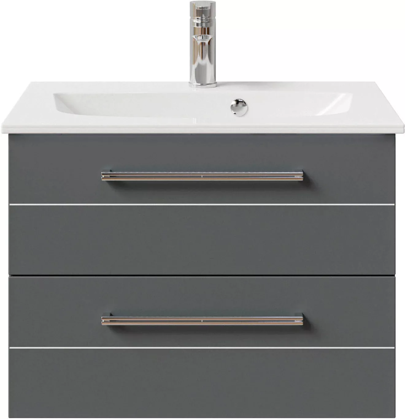 Saphir Waschtisch »Serie 6025 Mineralmarmor-Waschtisch mit Unterschrank, 67 günstig online kaufen