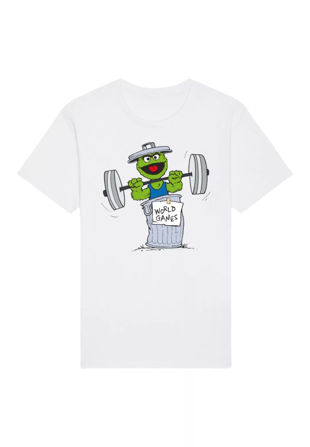 F4NT4STIC T-Shirt "Sesamstraße Oscar World Games", Premium Qualität günstig online kaufen