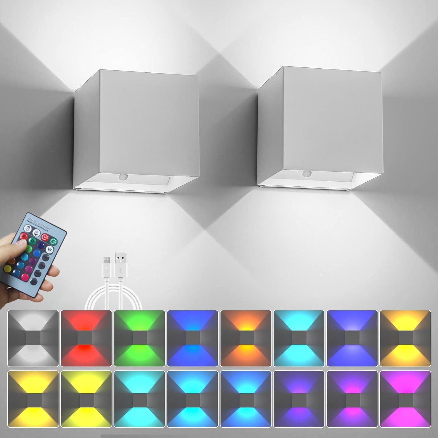 BlingBin LED Wandleuchte Akku Wandleuchte mit günstig online kaufen