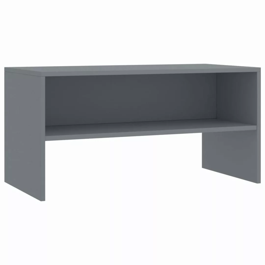 Tv-schrank Grau 80 X 40 X 40 Cm Spanplatte günstig online kaufen