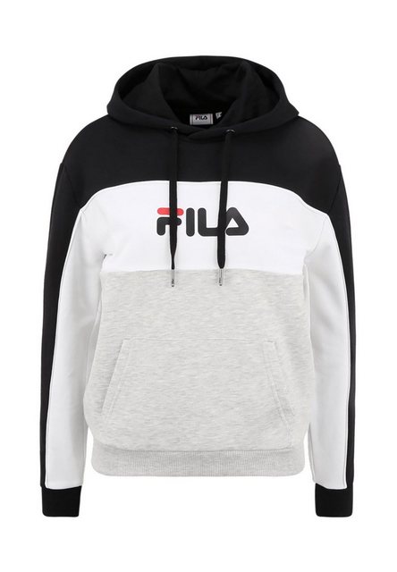 Fila Hoodie Fila Damen Sweater AQILA BLOCKED HOODY 688487 Light Grey Melang günstig online kaufen