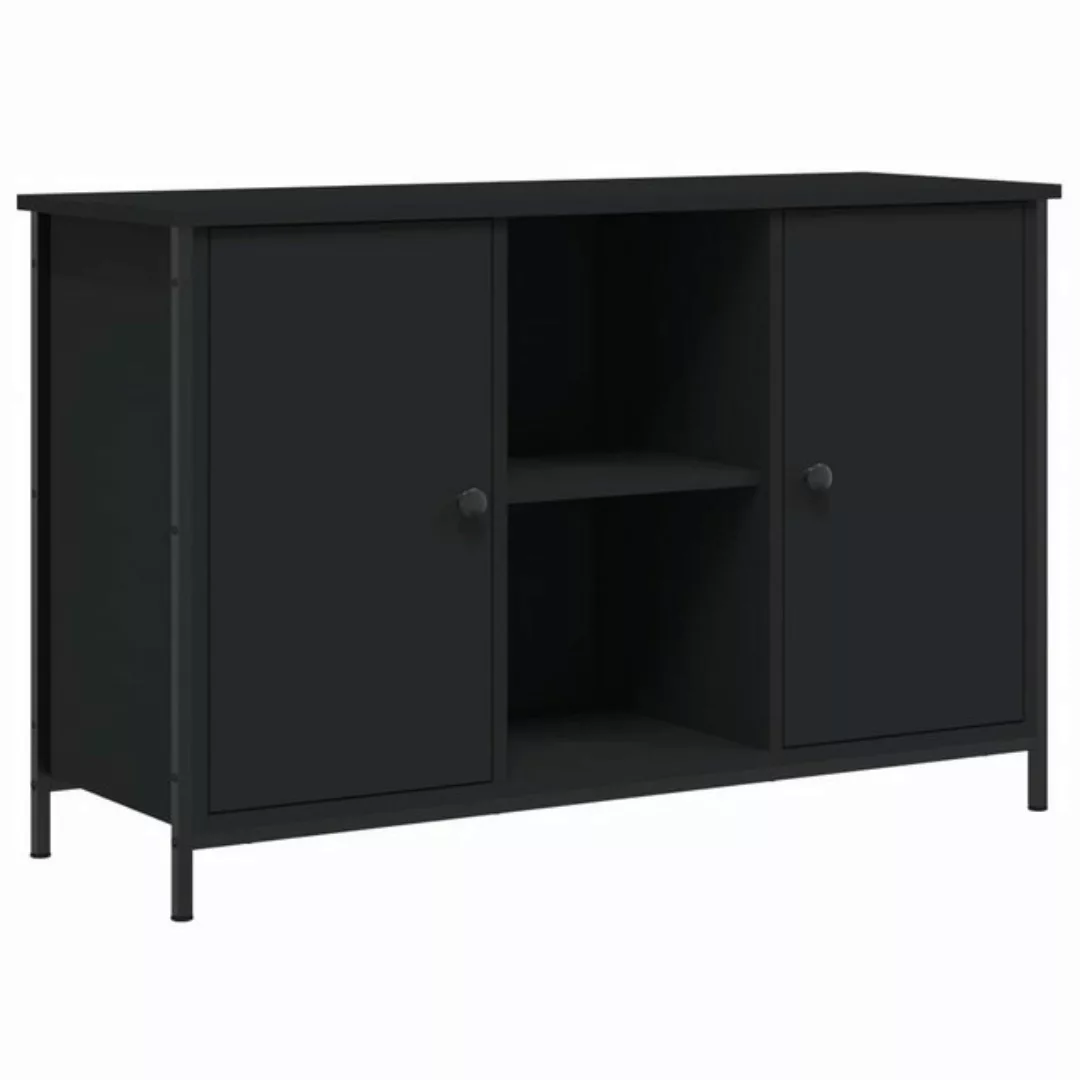 furnicato TV-Schrank Schwarz 100x35x65 cm Holzwerkstoff günstig online kaufen