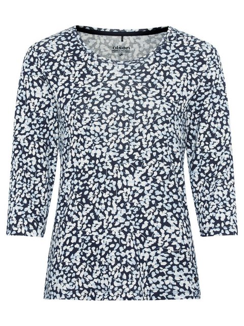 Olsen Print-Shirt mit Allover-Blumenprint günstig online kaufen