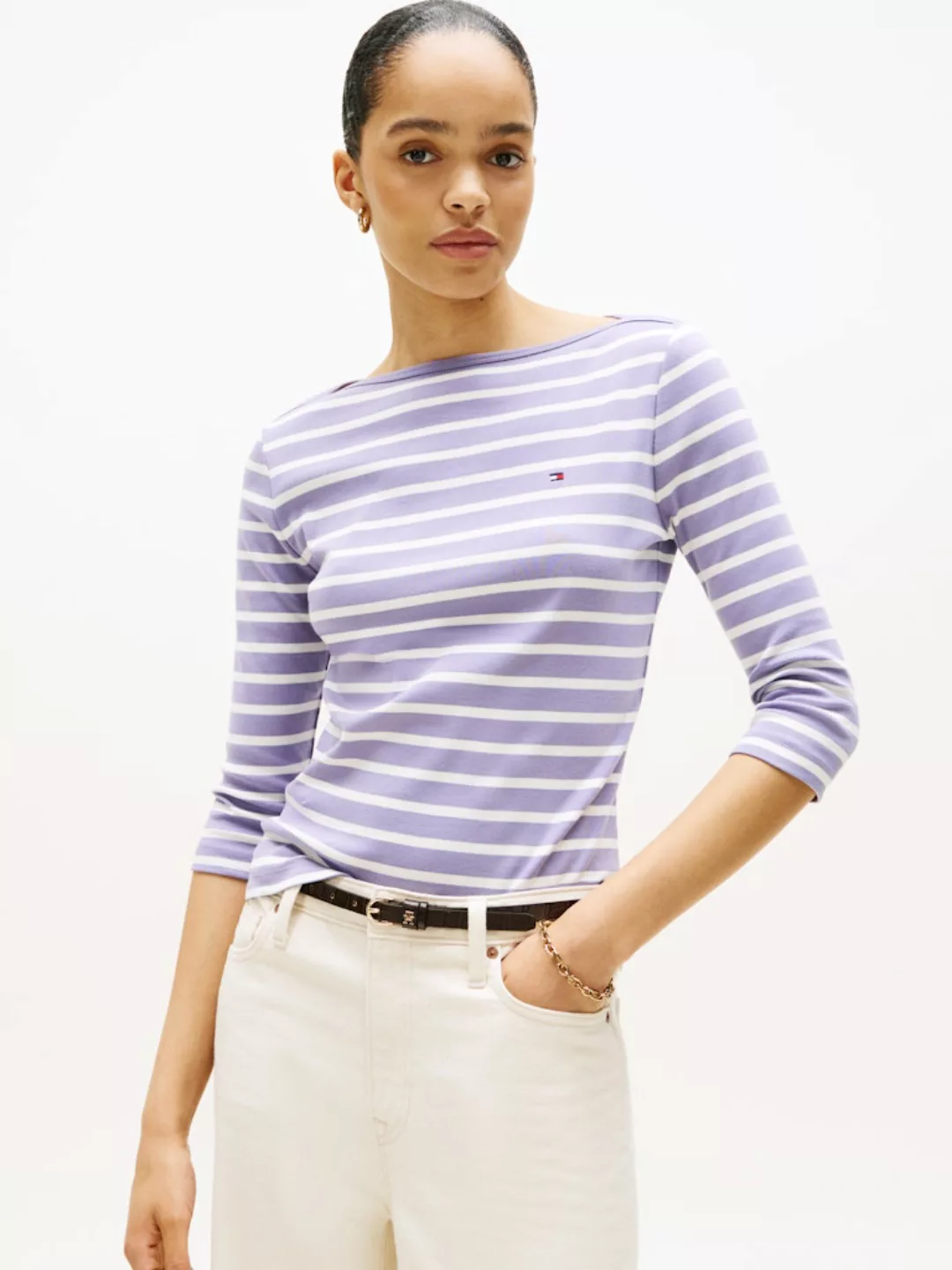 Tommy Hilfiger Damen Langarmshirt Ww0ww40589 günstig online kaufen