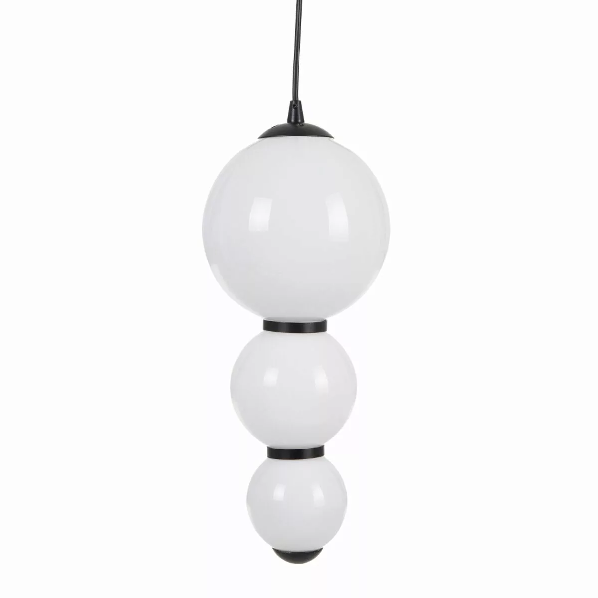 Deckenlampe Kristall Schwarz Metall 15 X 15 X 37 Cm günstig online kaufen