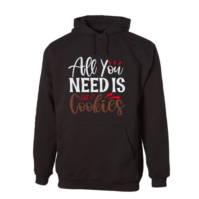 G-graphics Hoodie All you need is love and cookies Unisex mit trendigem Fro günstig online kaufen