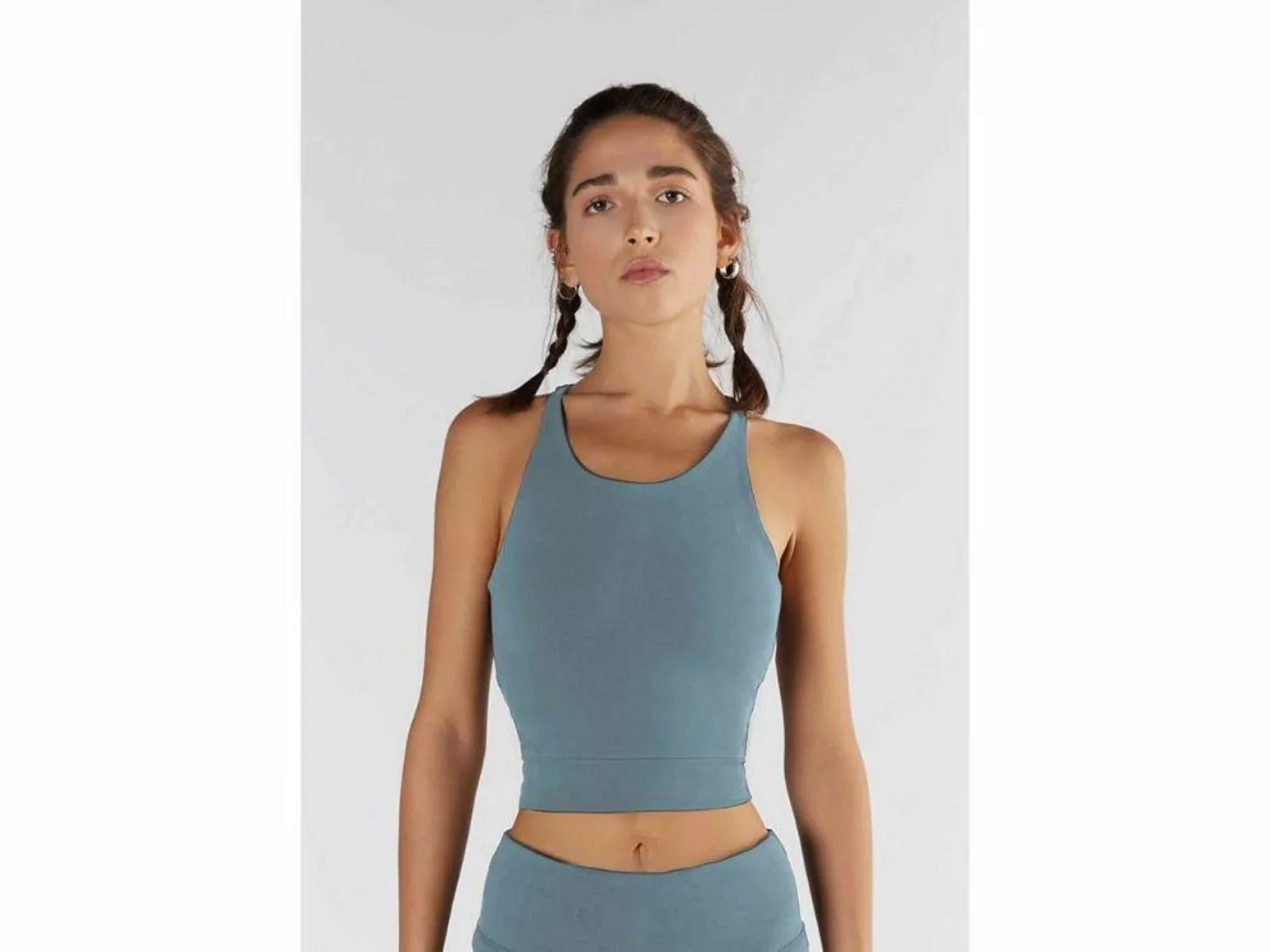 TRUE NORTH Tanktop TRUE NORTH Bio-Damen-Crop-Top mit Rundhalsausschni günstig online kaufen