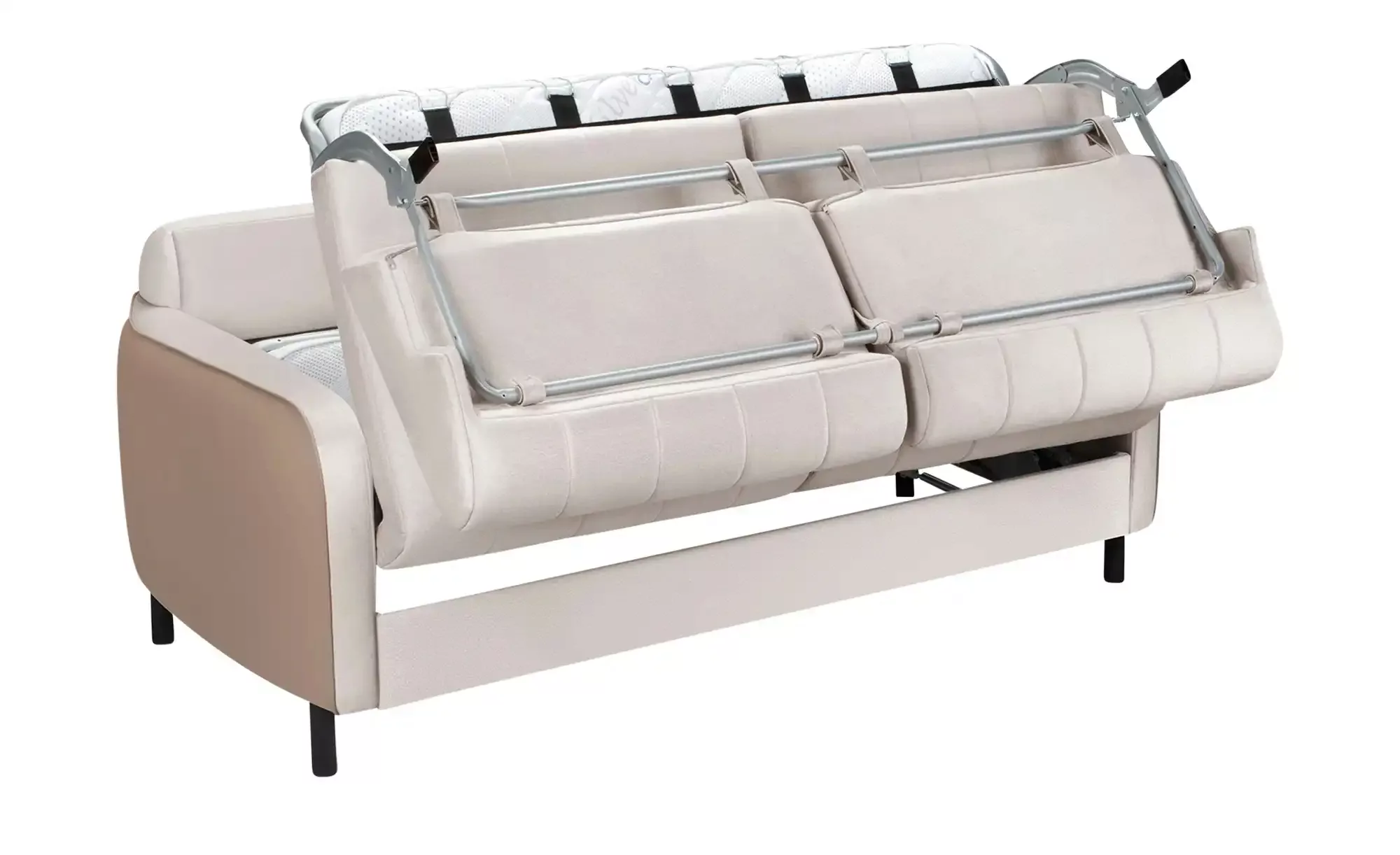 Schlafsofa  Sergio ¦ beige ¦ Maße (cm): B: 196 H: 92 T: 120 Polstermöbel > günstig online kaufen