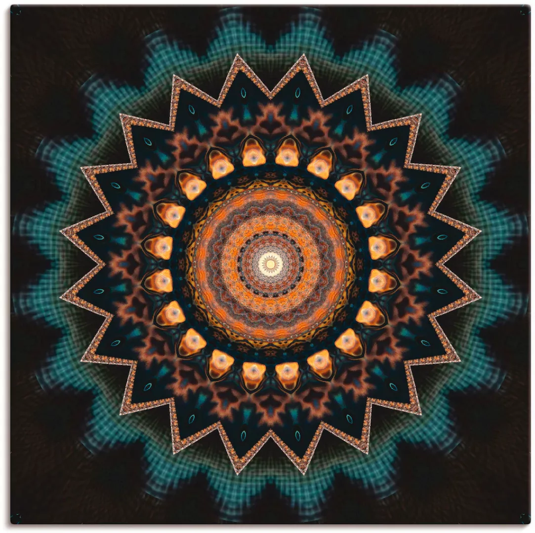 Artland Wandbild "Mandala kosmisches Bewusstsein", Muster, (1 St.), als Alu günstig online kaufen