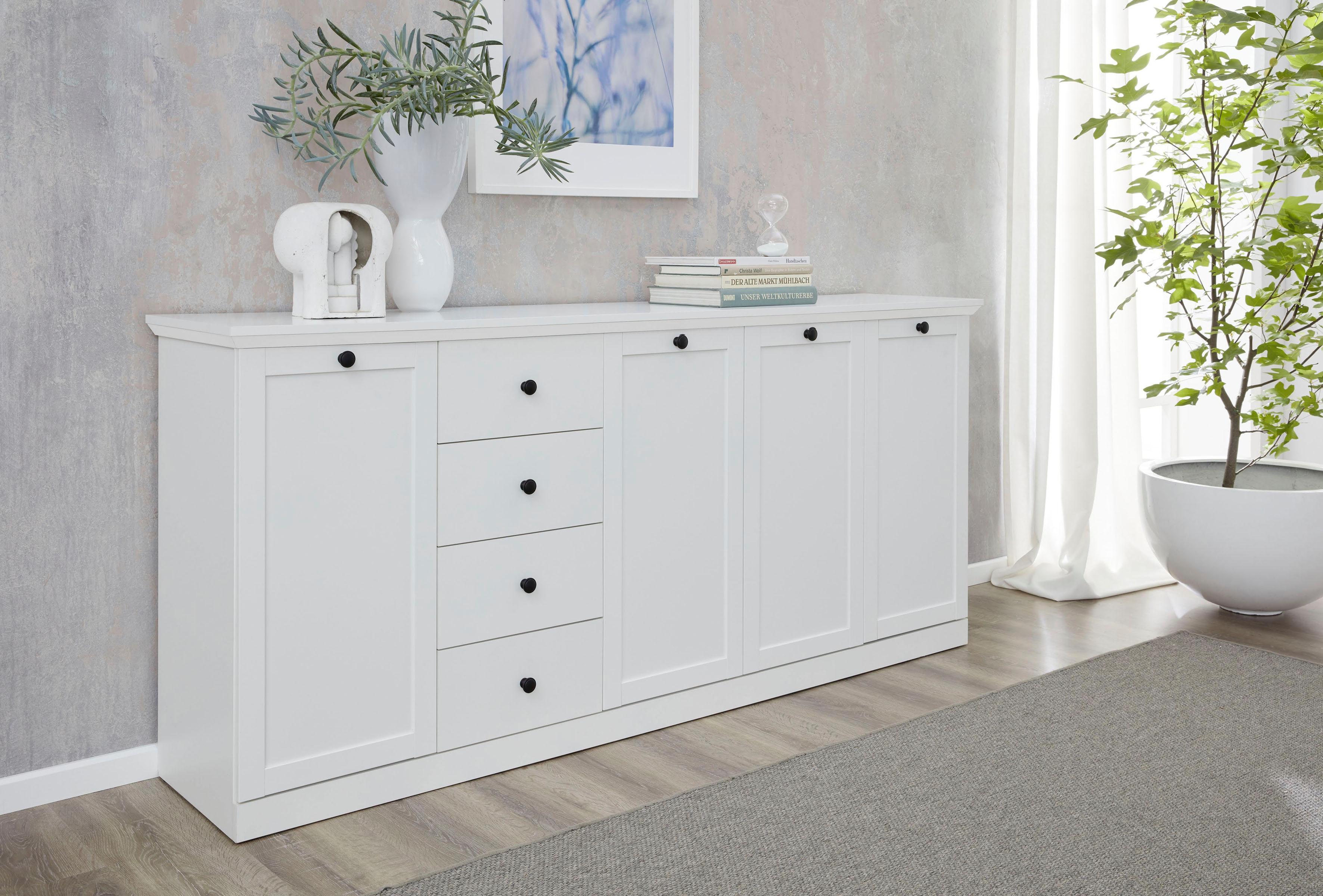 Home affaire Sideboard "Örebro", Kommode, zeitloser Landhausstil, mit Volla günstig online kaufen