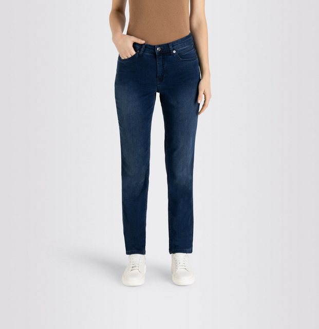 MAC Regular-fit-Jeans MELANIE, dark blue commercial wash günstig online kaufen