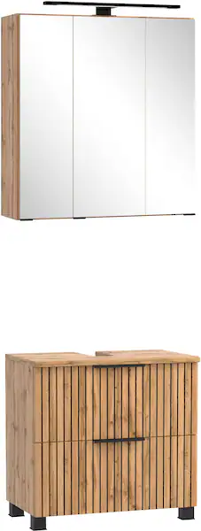 welltime Badezimmer-Set "Welltime Möbel, Carlton Unterbecken-Set 2teilig, 6 günstig online kaufen