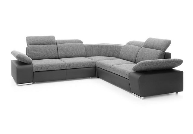 Xlmoebel Ecksofa Neu Gestaltetes Ecksofa mit Ledercouch und Multifunktionsm günstig online kaufen