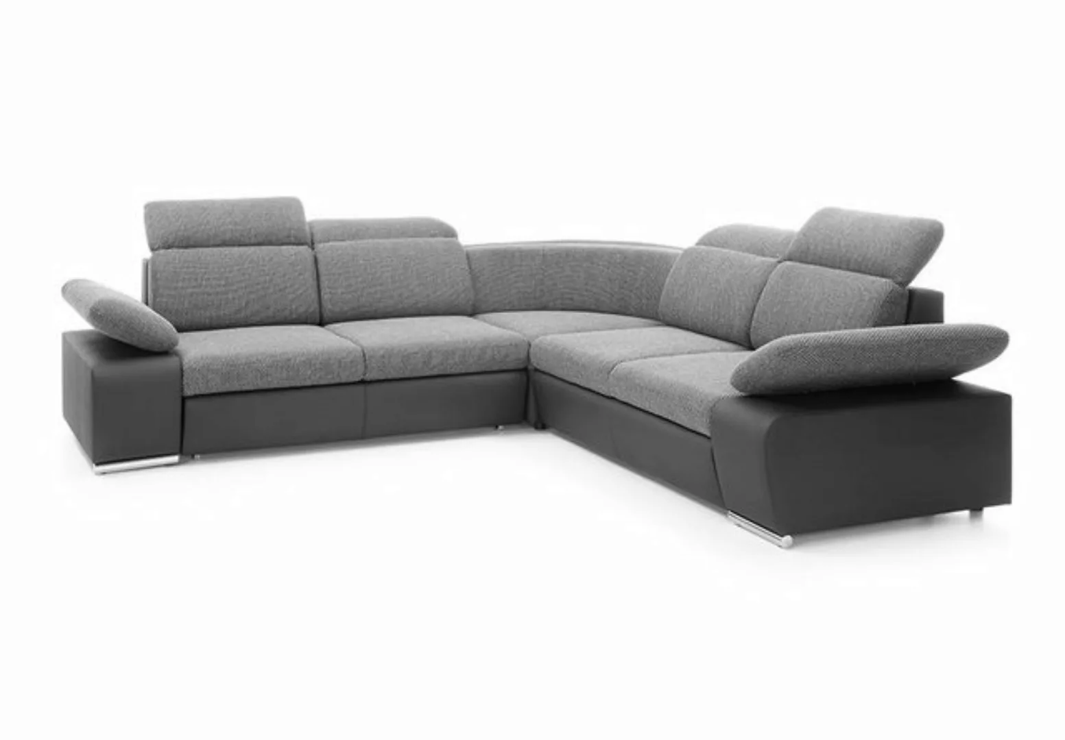 Xlmoebel Ecksofa Neu Gestaltetes Ecksofa mit Ledercouch und Multifunktionsm günstig online kaufen