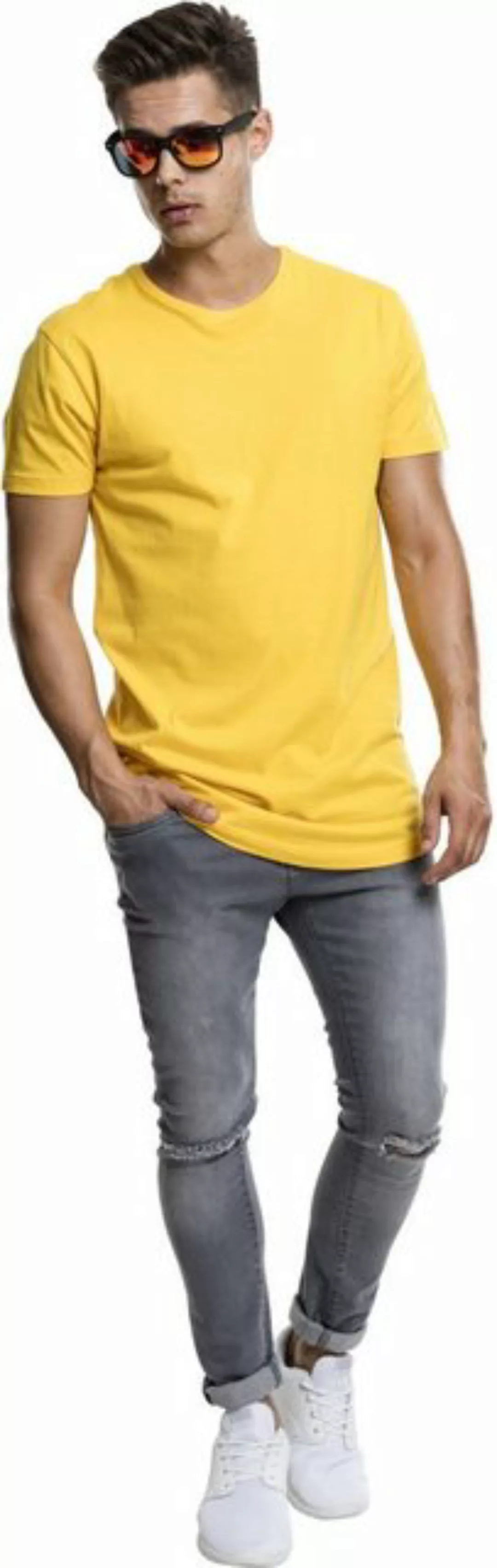 URBAN CLASSICS Kurzarmshirt Urban Classics Herren Shaped Long Tee (1-tlg) günstig online kaufen