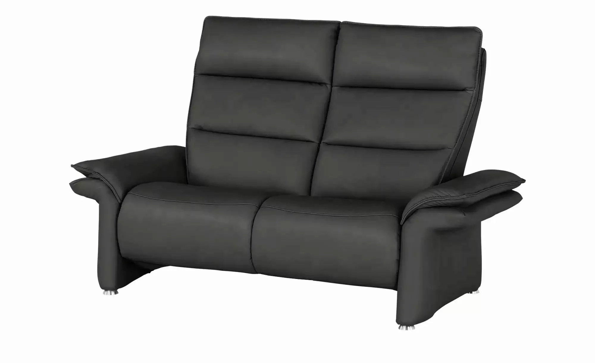 Hukla Ledersofa  Corvina ¦ schwarz ¦ Maße (cm): B: 154 H: 109 T: 90.0 Polst günstig online kaufen