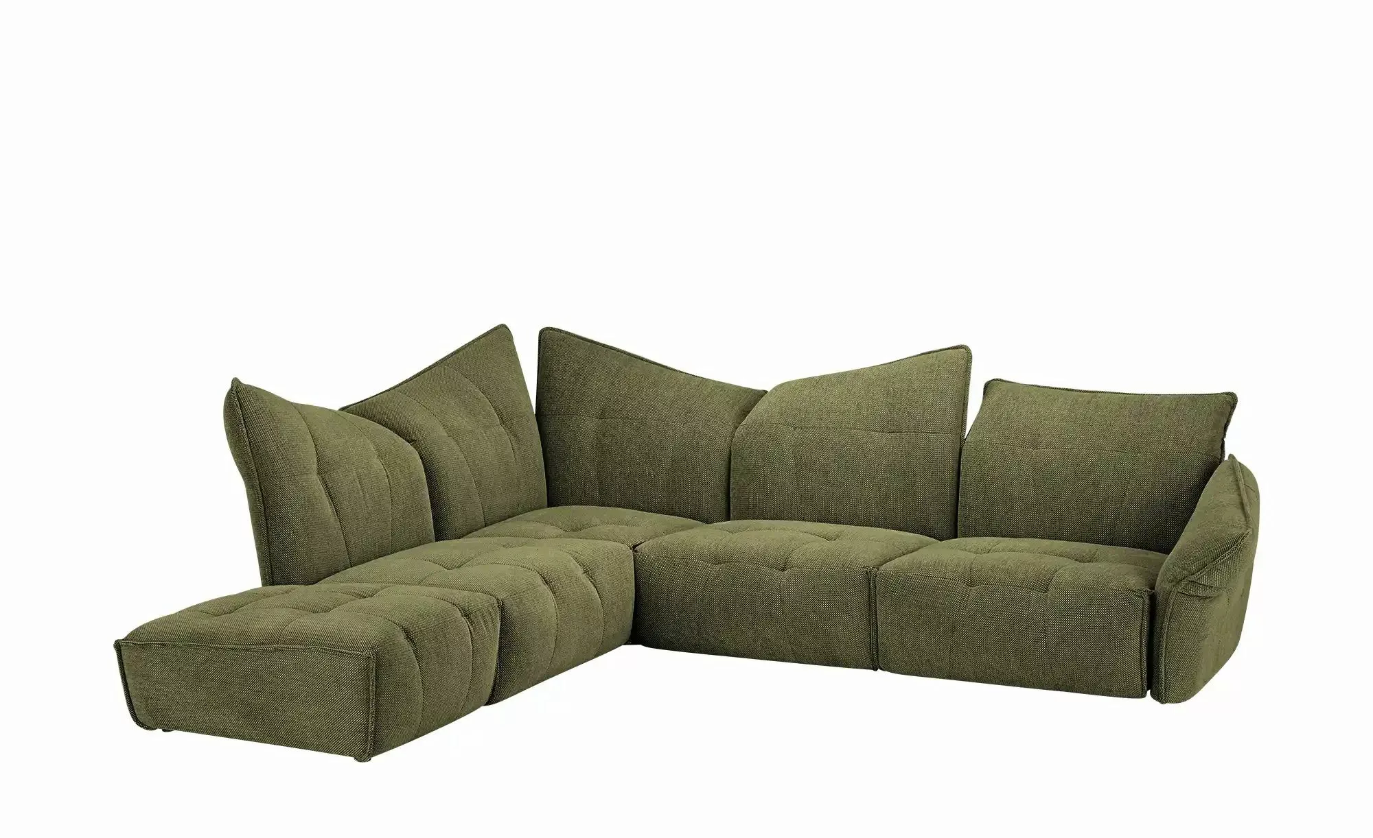 Ecksofa  Jeaneva ¦ grün ¦ Maße (cm): B: 275 H: 101 T: 320 Polstermöbel > So günstig online kaufen