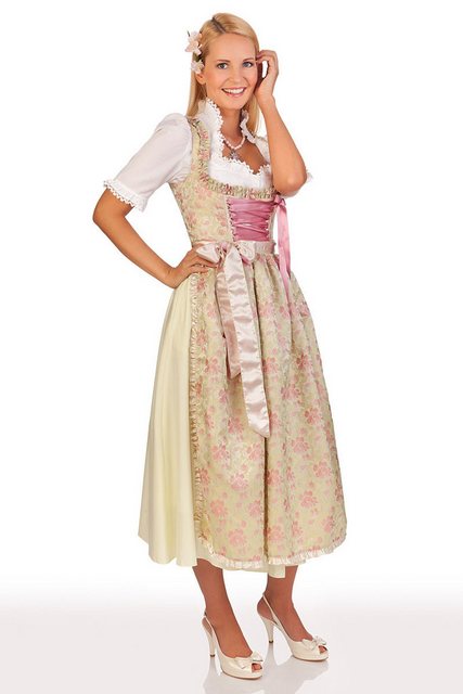 Melega Dirndl Dirndl lang 2tlg. - ADRIENE - creme günstig online kaufen