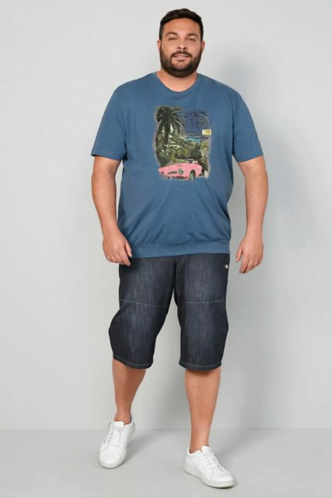 Men Plus T-Shirt T-Shirt Spezialschnitt günstig online kaufen