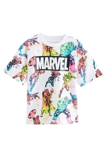 Next T-Shirt Lizenziertes Kurzarm-T-Shirt, Marvel Avengers (1-tlg) günstig online kaufen