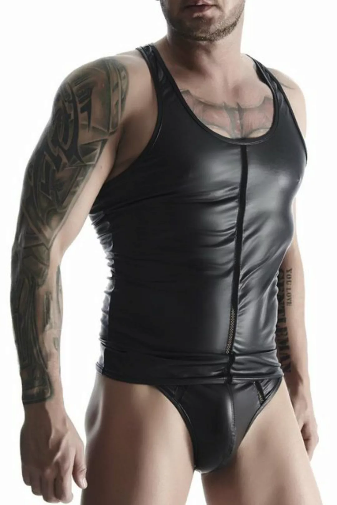 Regnes Fetish Planet Muskelshirt Muscle-Shirt TSH003 Wetlook-Herrenshirt Mu günstig online kaufen