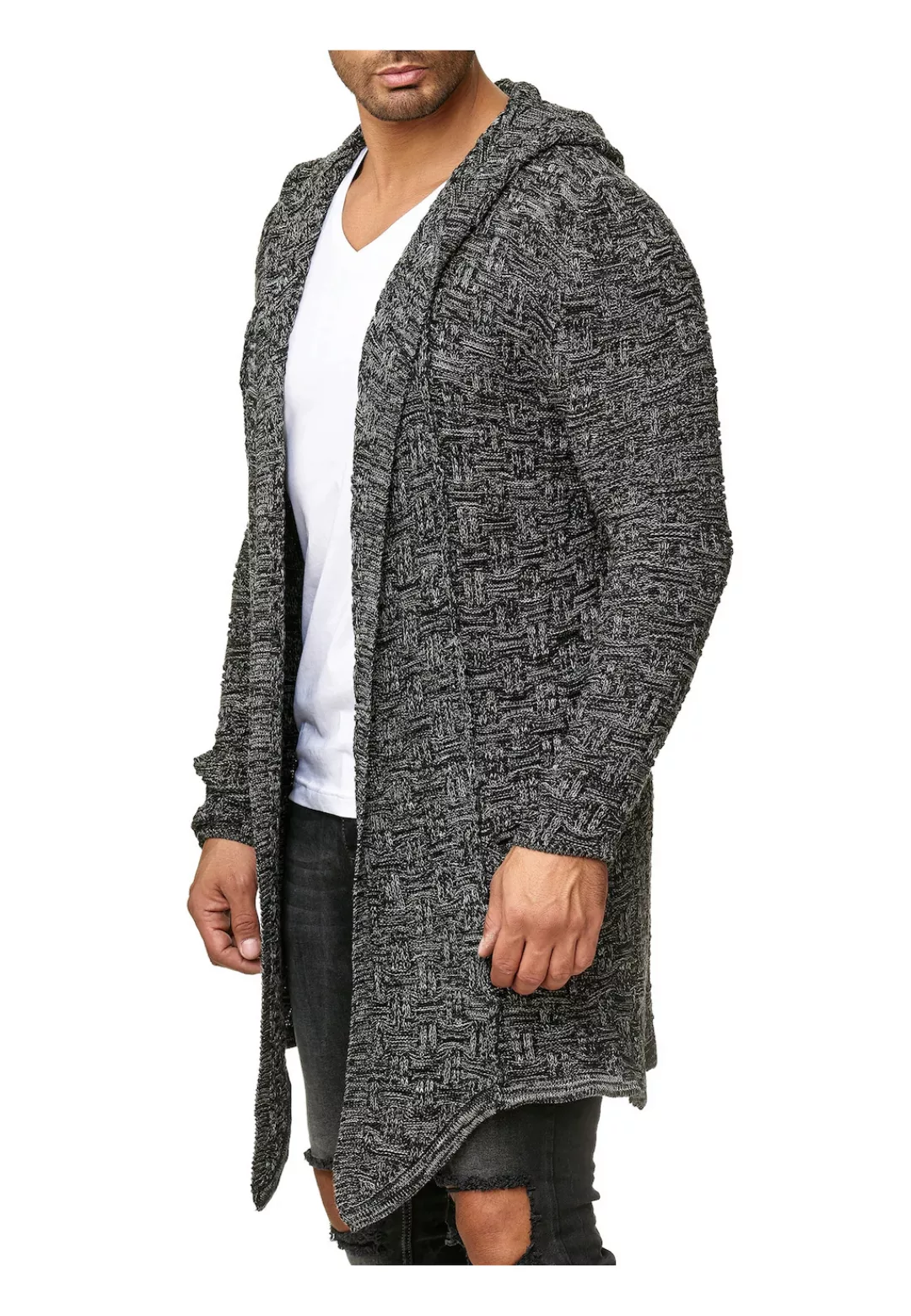 RedBridge Strickjacke "Shreveport", mit asymmetrischem Schnitt günstig online kaufen