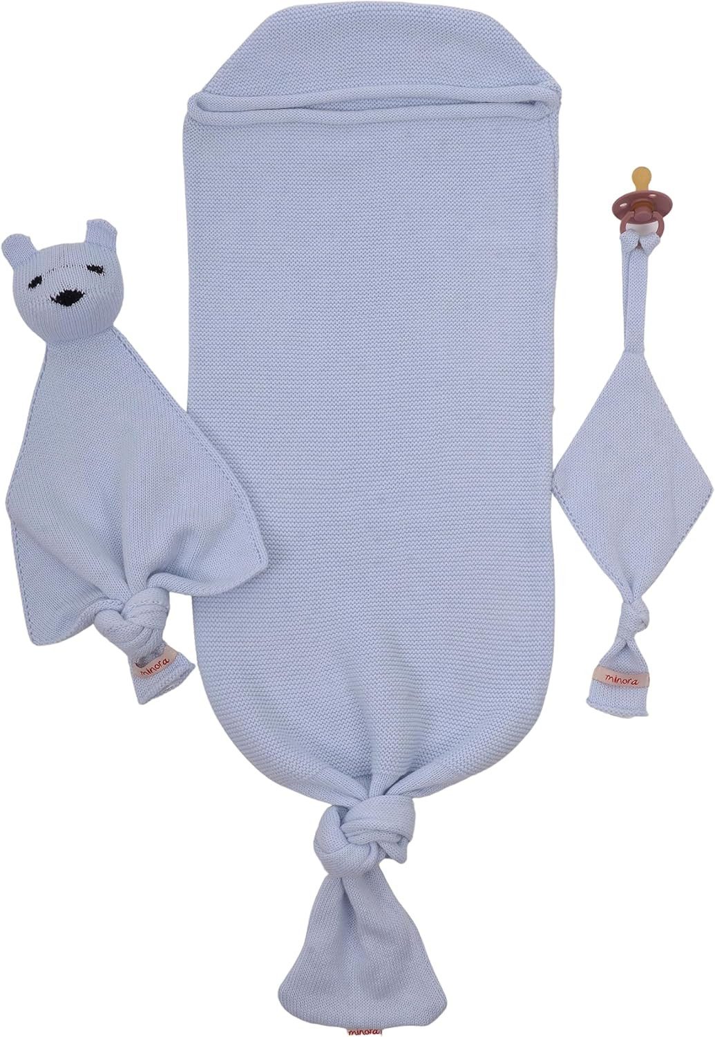 Babydecke Minora Baby Strickwaren Cocoon-Tedy Swaddle günstig online kaufen