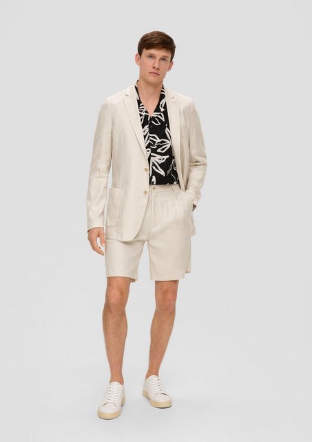 s.Oliver BLACK LABEL Bermudas Regular: Shorts aus Leinen-Lyocell-Mix günstig online kaufen