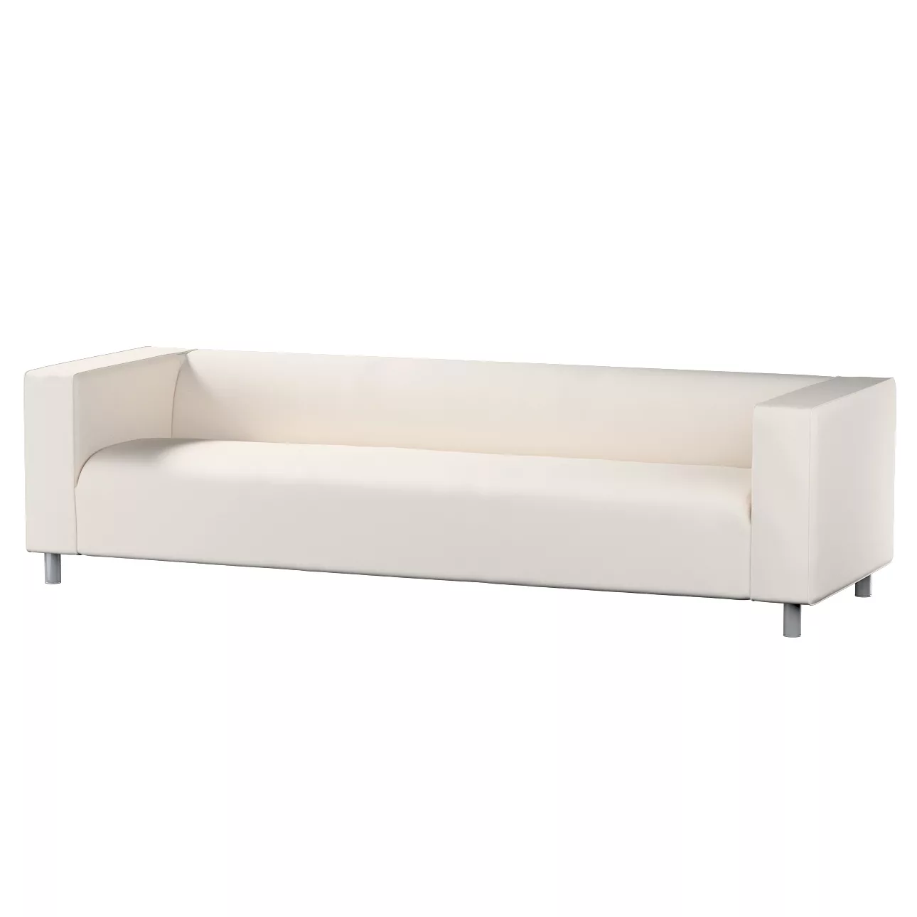 Bezug für Klippan 4-Sitzer Sofa, naturweiß, Bezug für Klippan 4-Sitzer, Etn günstig online kaufen