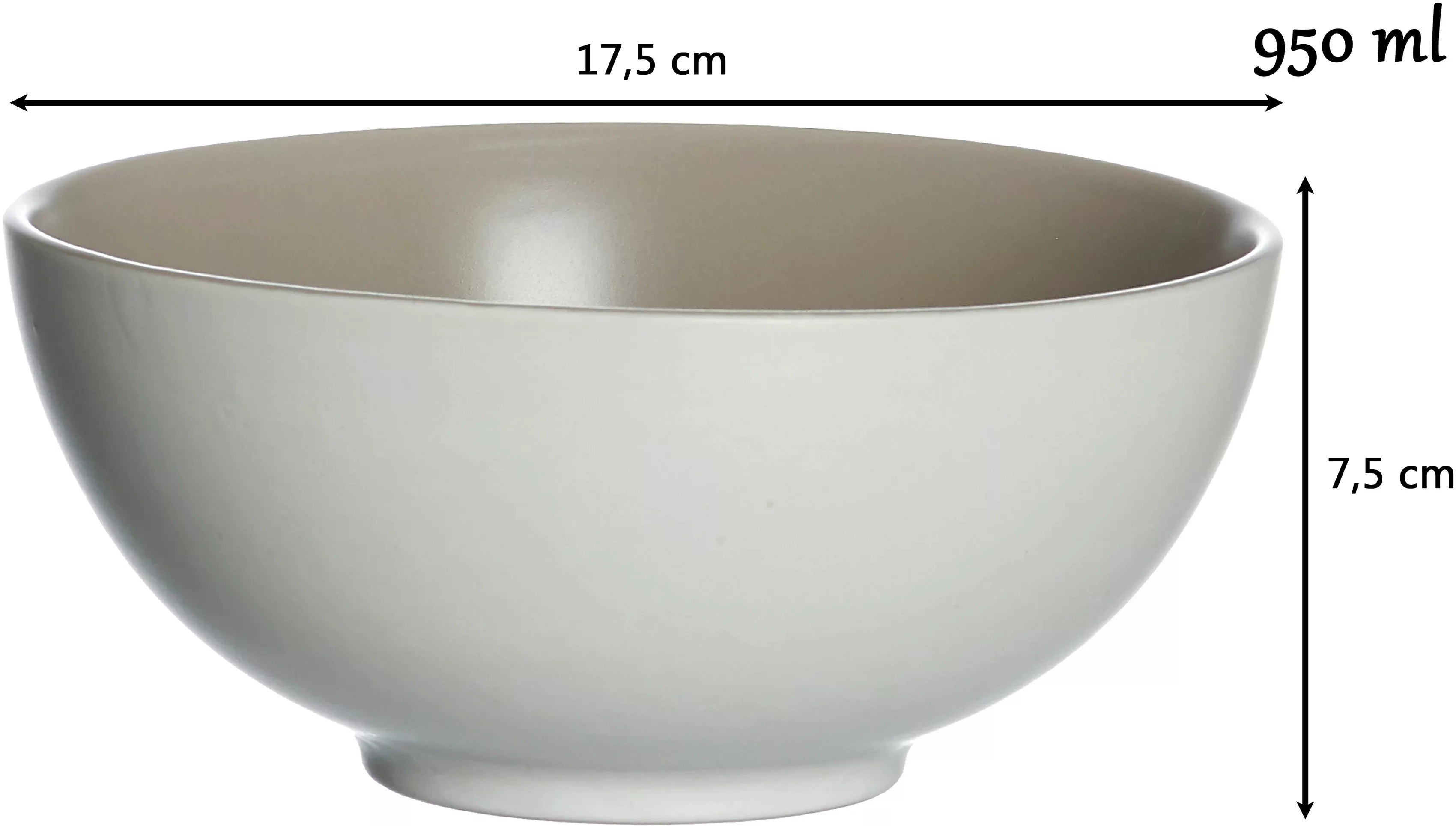 Ritzenhoff & Breker Schale "Morelia", 2 tlg., aus Steinzeug, Buddha-Bowls, günstig online kaufen