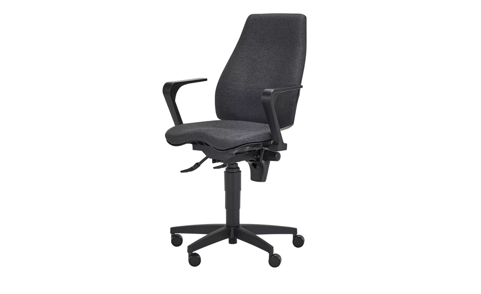 Bürodrehstuhl  Sitness Basic ¦ schwarz ¦ Maße (cm): B: 64 H: 102 T: 64.0 St günstig online kaufen