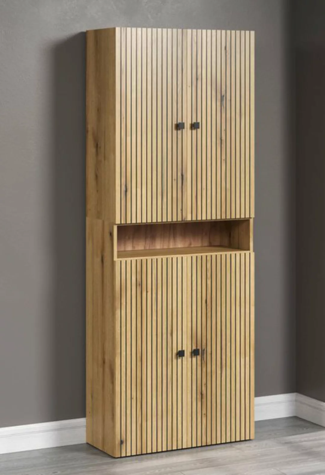 trendteam Hochschrank (Hochschrank) Badschrank Badhochschrank 70 x 188 x 31 günstig online kaufen