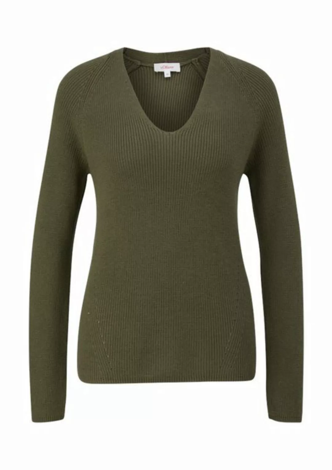 s.Oliver Strickpullover, mit Raglan Ärmeln günstig online kaufen