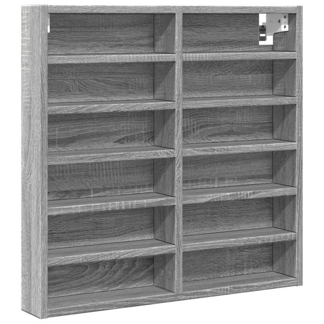 vidaXL Schrankmodule Vitrinenschrank Grau Sonoma 60x8,5x58 cm Holzwerkstoff günstig online kaufen