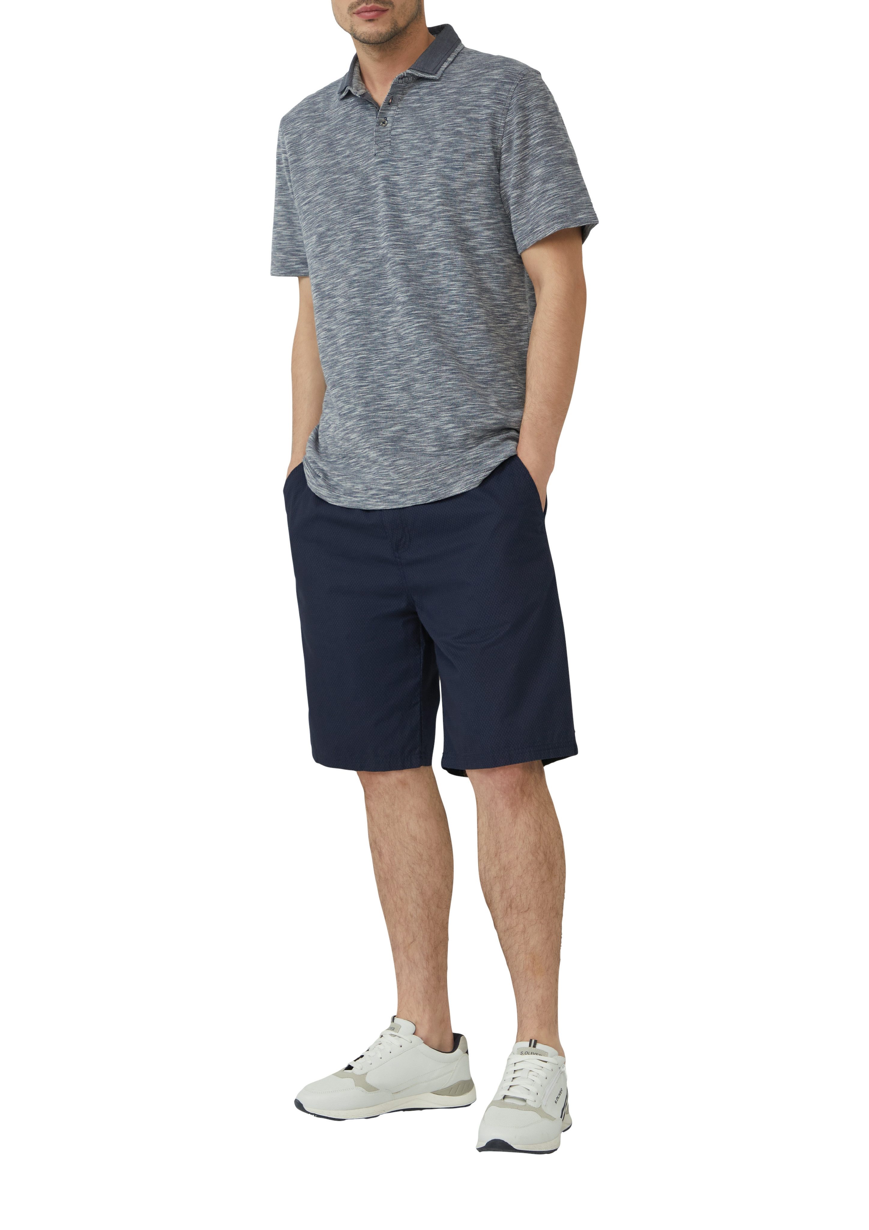 s.Oliver Bermudas Sommerhose mit Struktur Muster günstig online kaufen
