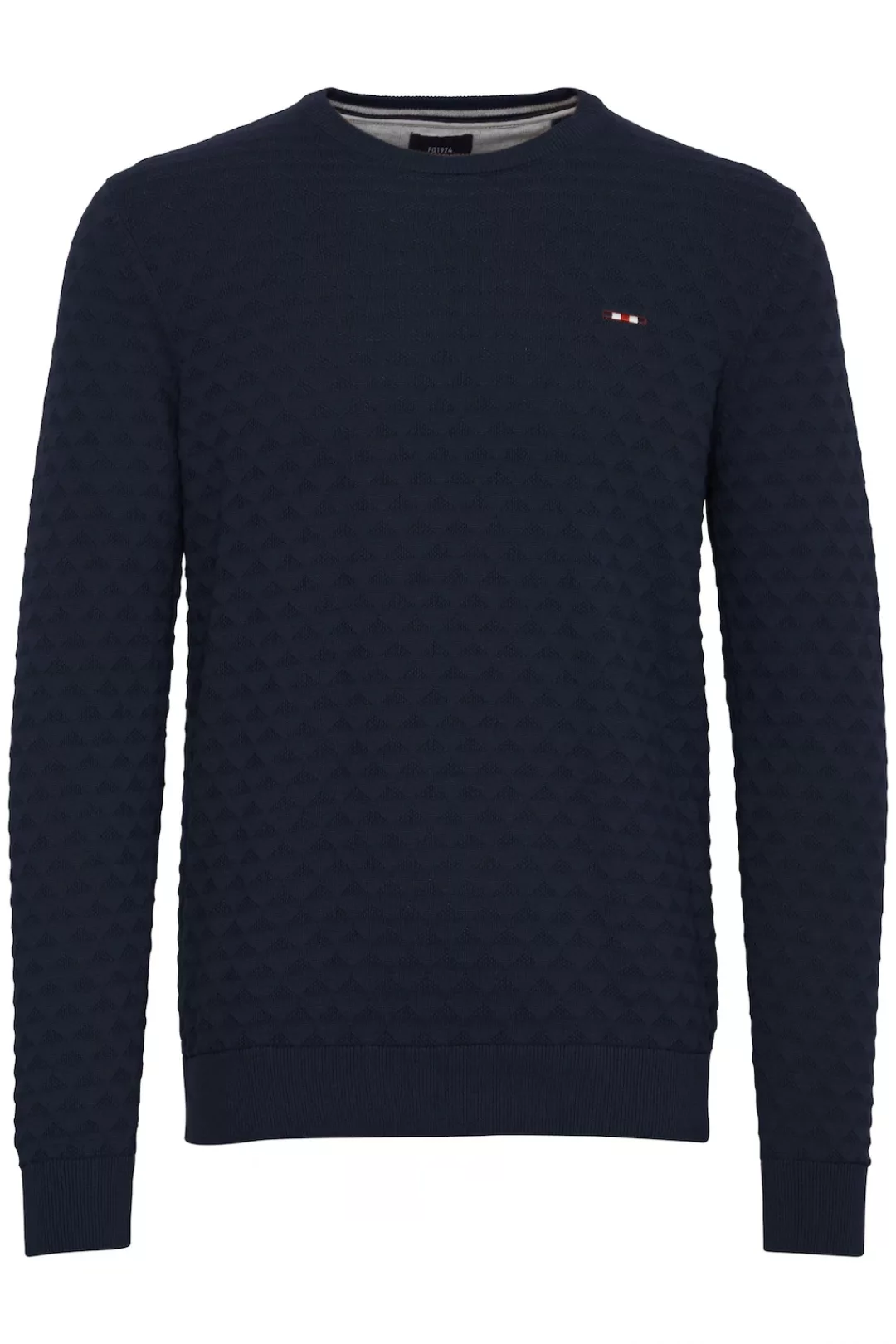 FQ1924 Strickpullover "Strickpullover FQKYLE structure crewneck knit" günstig online kaufen