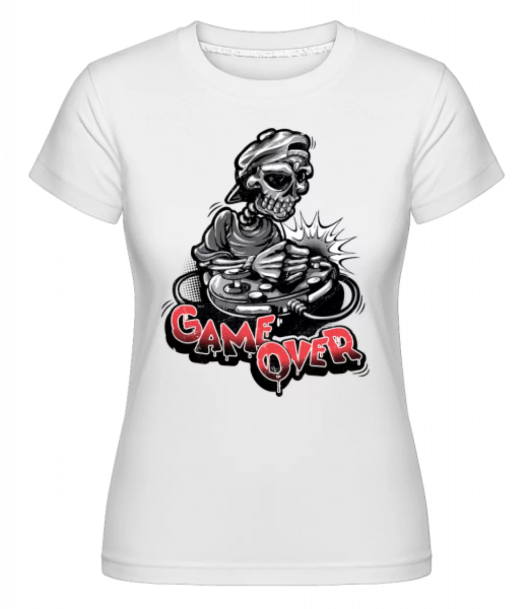 Game Over Skeleton · Shirtinator Frauen T-Shirt günstig online kaufen