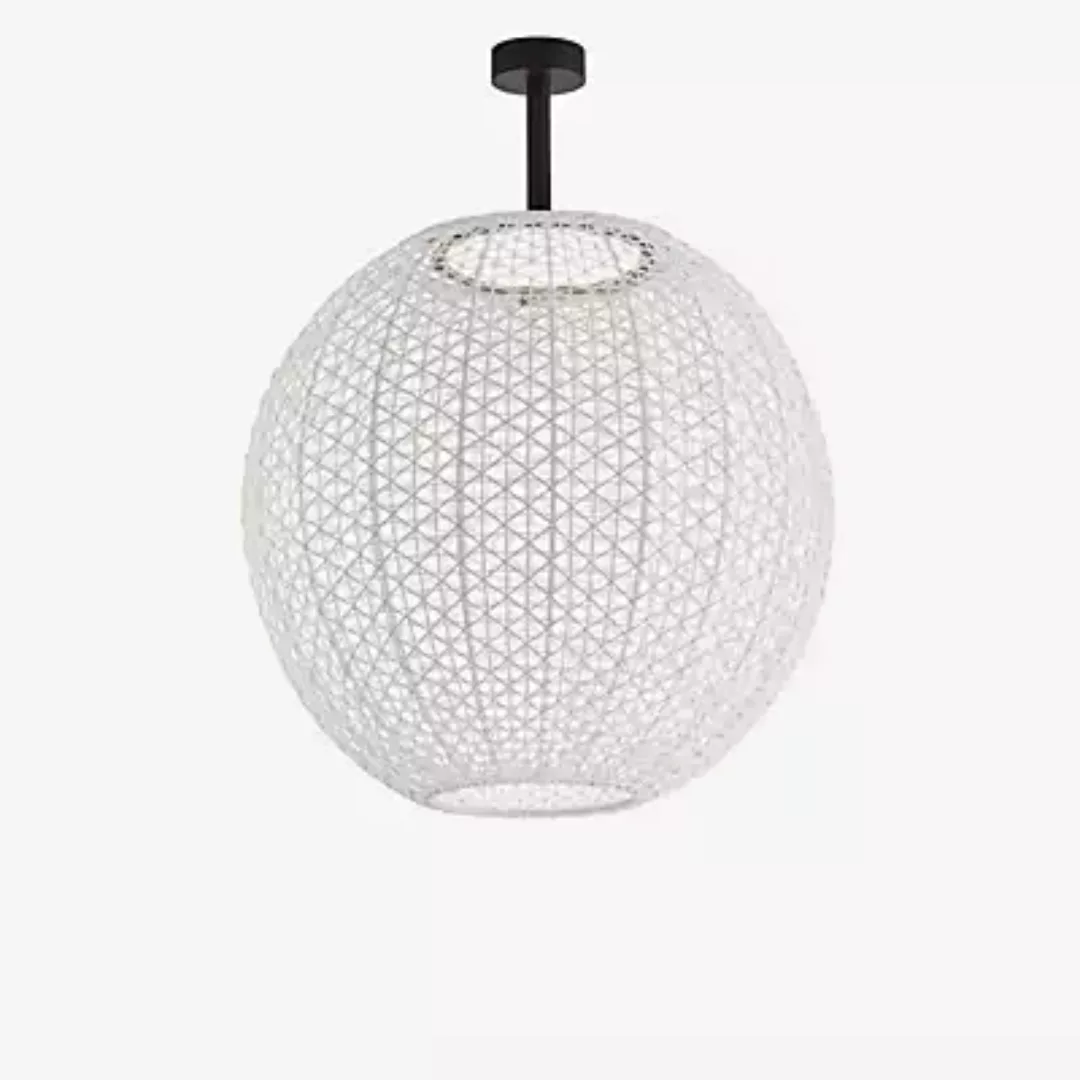 Bover Nans Sphere PF/80 LED-Außendeckenlampe beige günstig online kaufen
