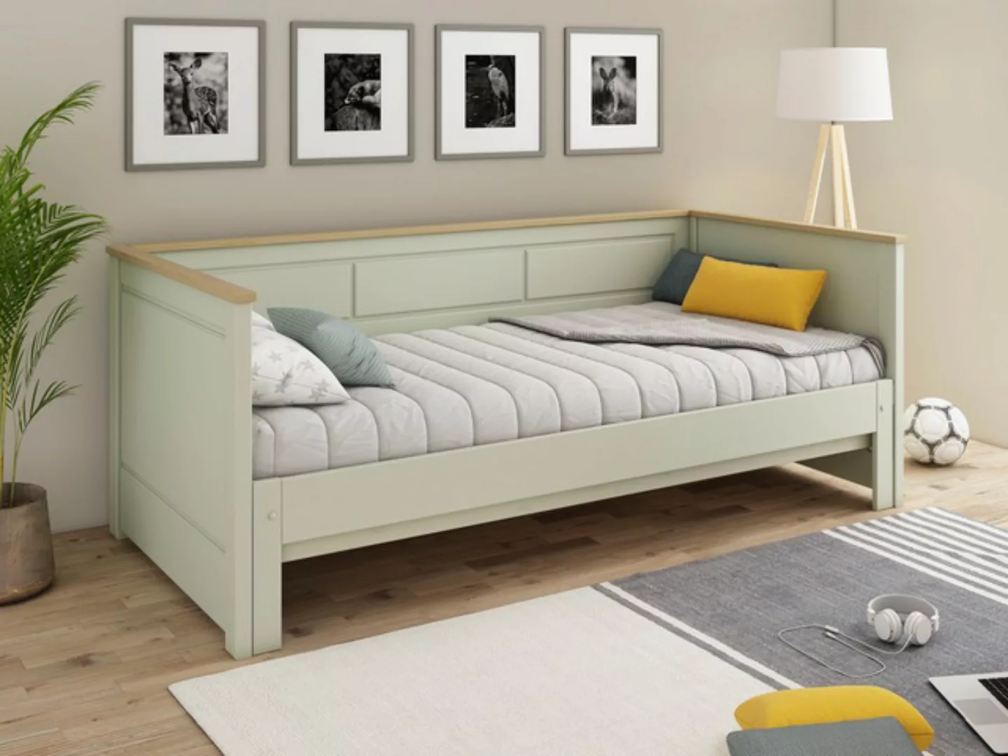 Lüttenhütt Funktionsbett "" ERIK " TOPSELLER Daybed, Kinderbett, Massivholz günstig online kaufen