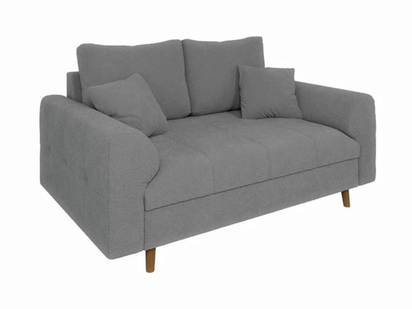 S-Style Möbel 2-Sitzer Sofa Leif mit Holzfüßen im skandinavischen Stil aus günstig online kaufen