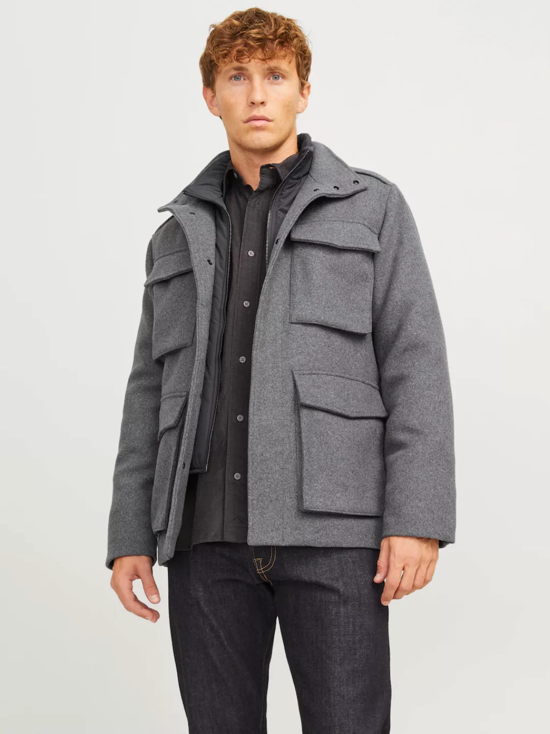 Jack & Jones Wolljacke "JPRCCALEX WOOL BLEND FIELD JACKET SN" günstig online kaufen