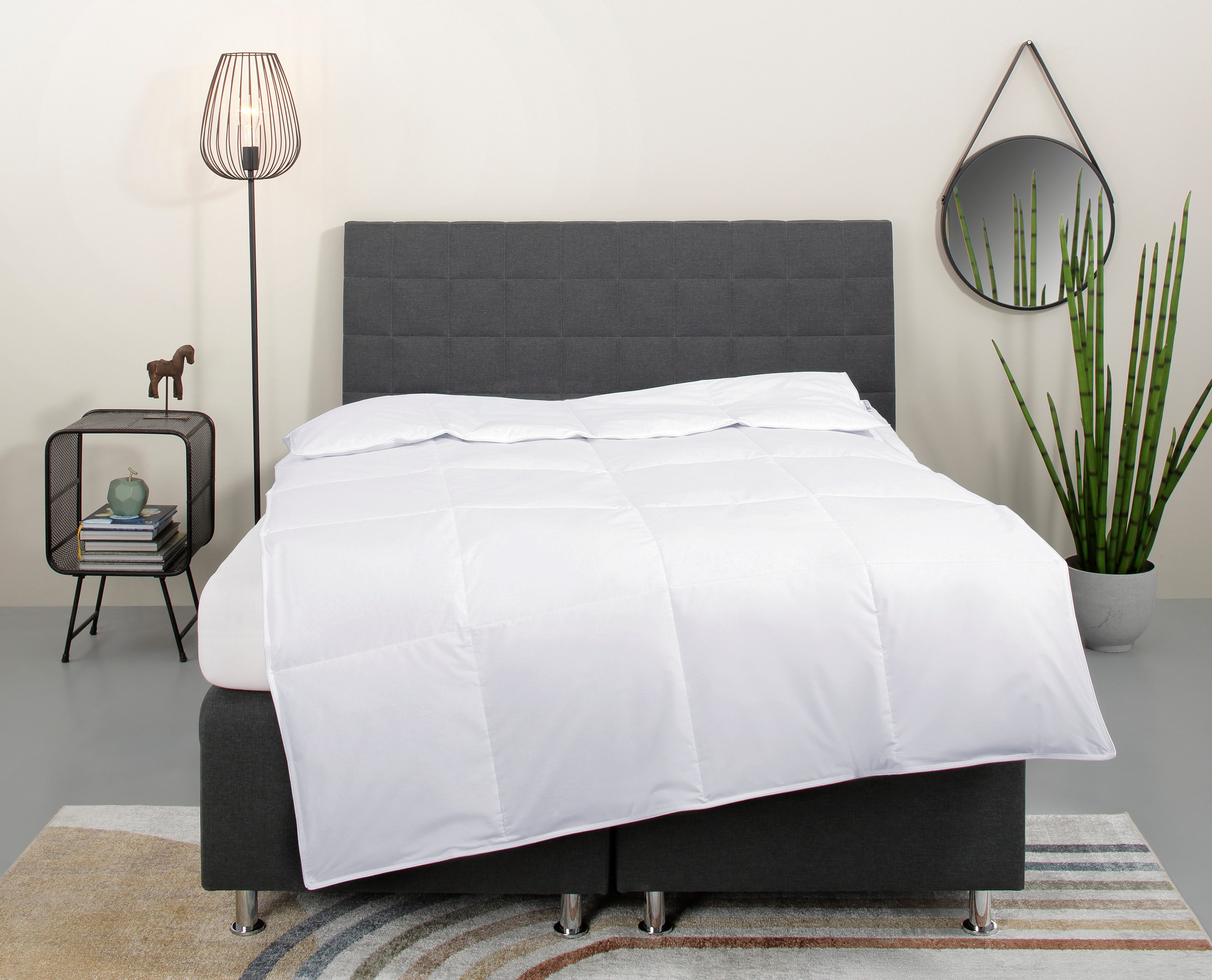 my home Daunenbettdecke »Cyra, Bettdecke 135x200 cm, 155x220 cm«, leicht, F günstig online kaufen